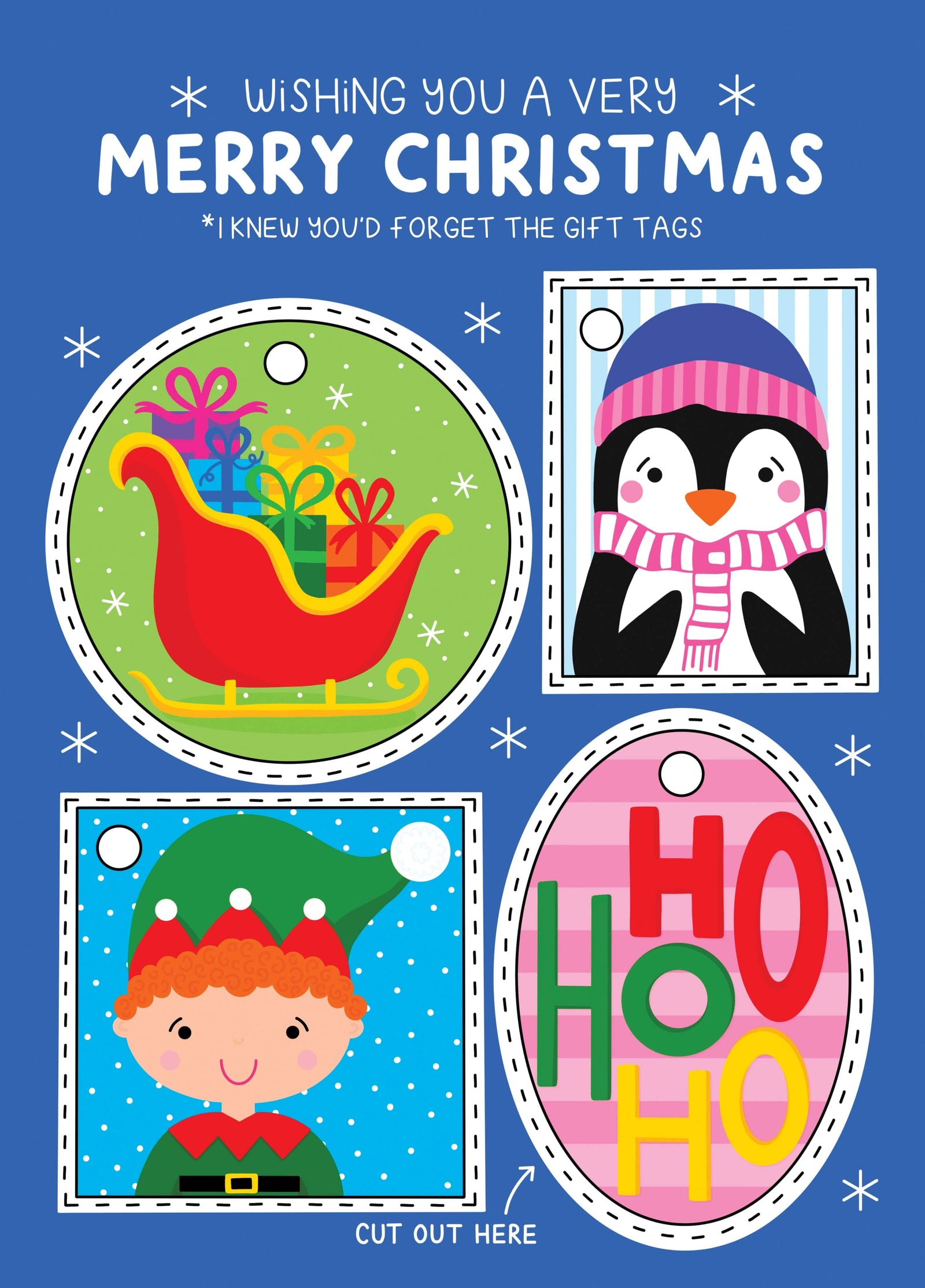 Gift Tag Christmas Card