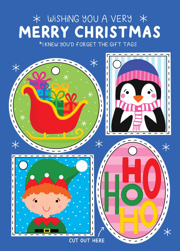 Gift Tag Christmas Card