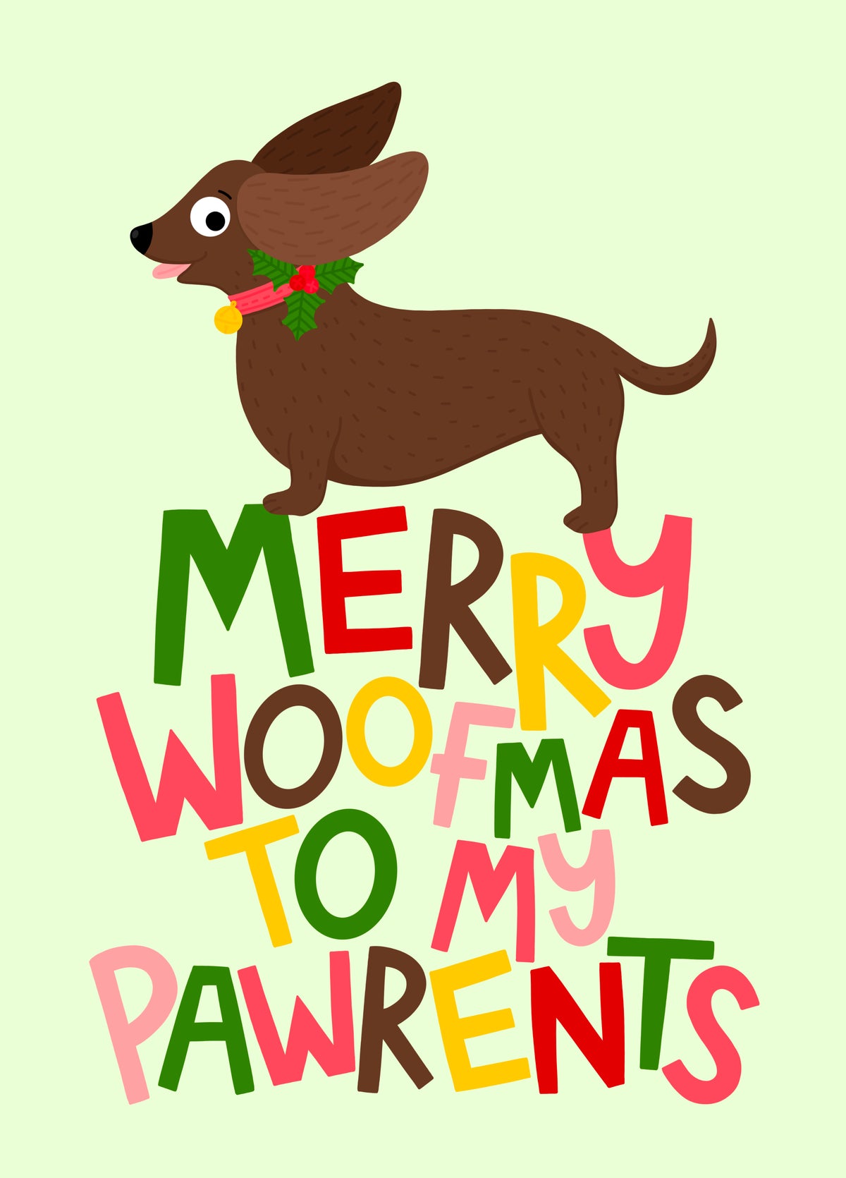 Dachshund Christmas Dog