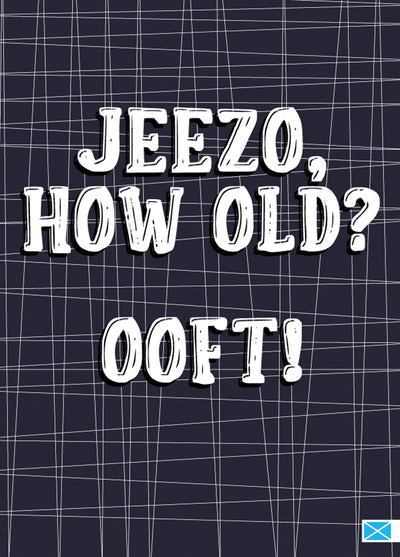 Happy Birthday Card, Funny Scottish Birthday Card