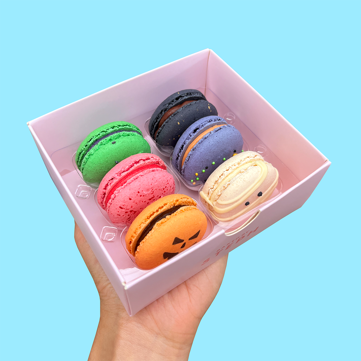 Halloween Macarons (Box of 6)