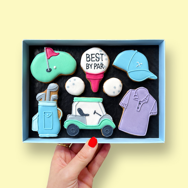 Golf Letterbox Cookies