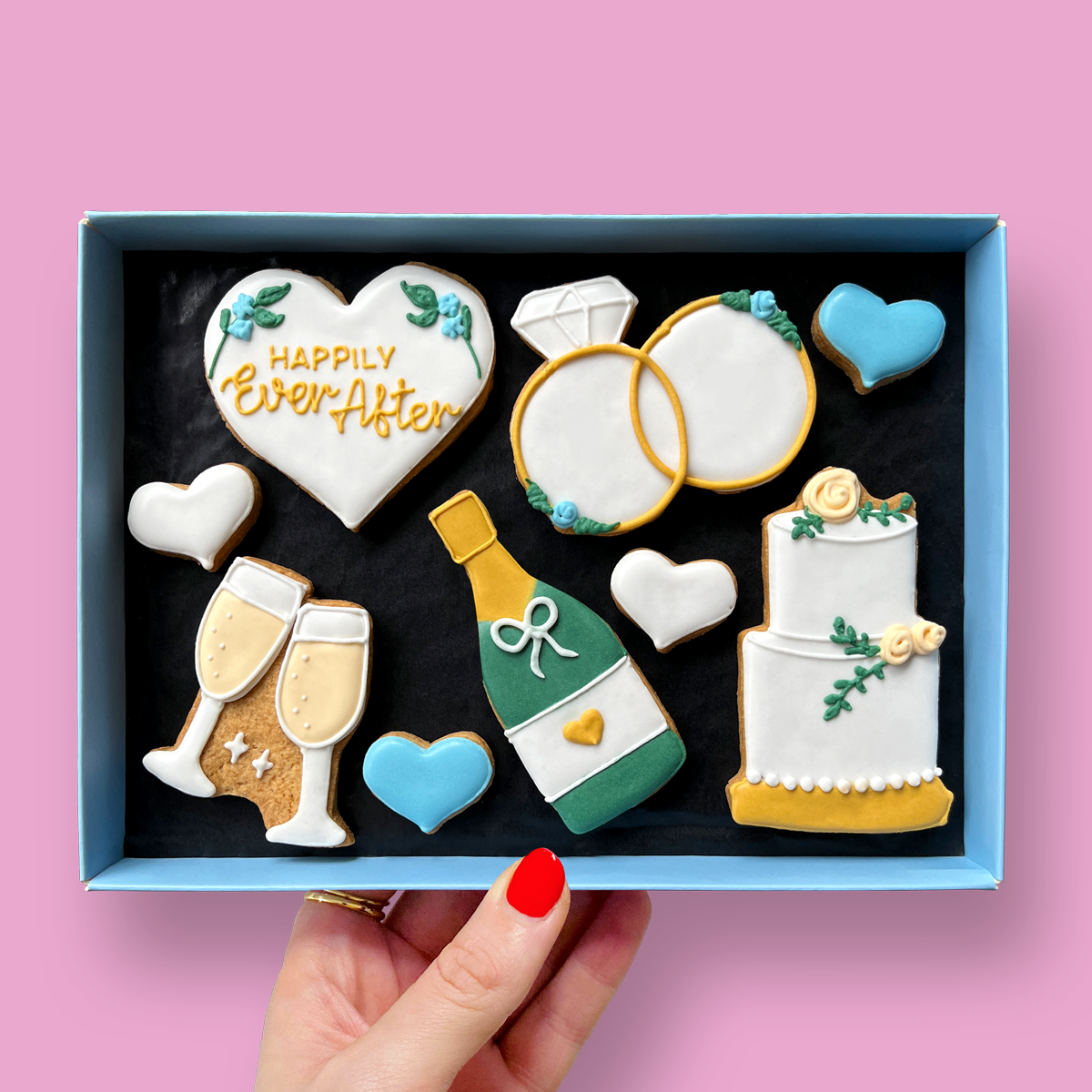 Wedding Gift Letterbox Iced Cookies