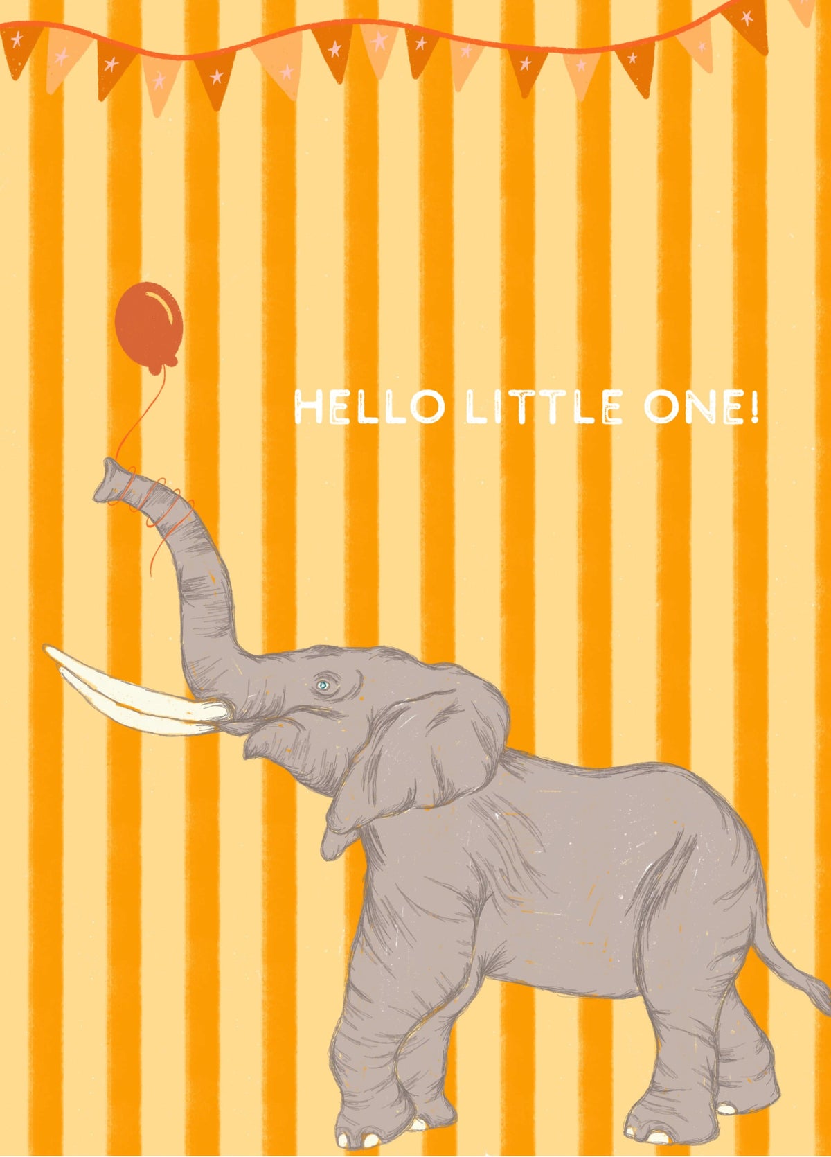 Yellow Hello Little One!
