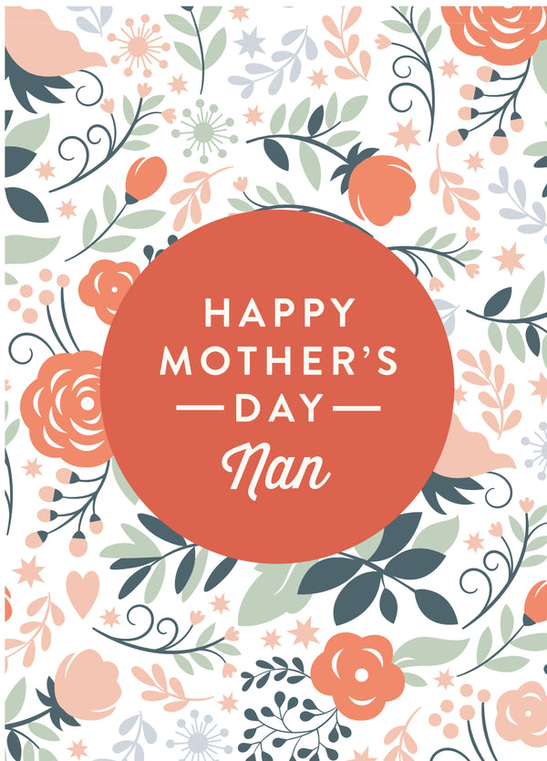 Happy Mother's Day Nan Card