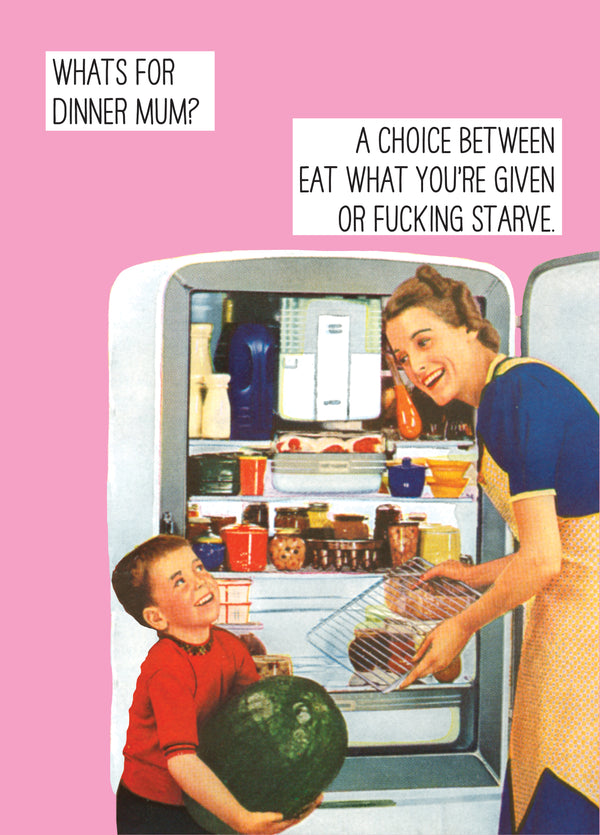 Eat What You're Given Card