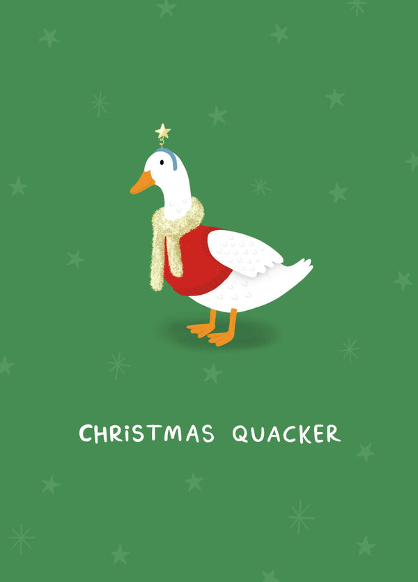 Christmas Quacker Card