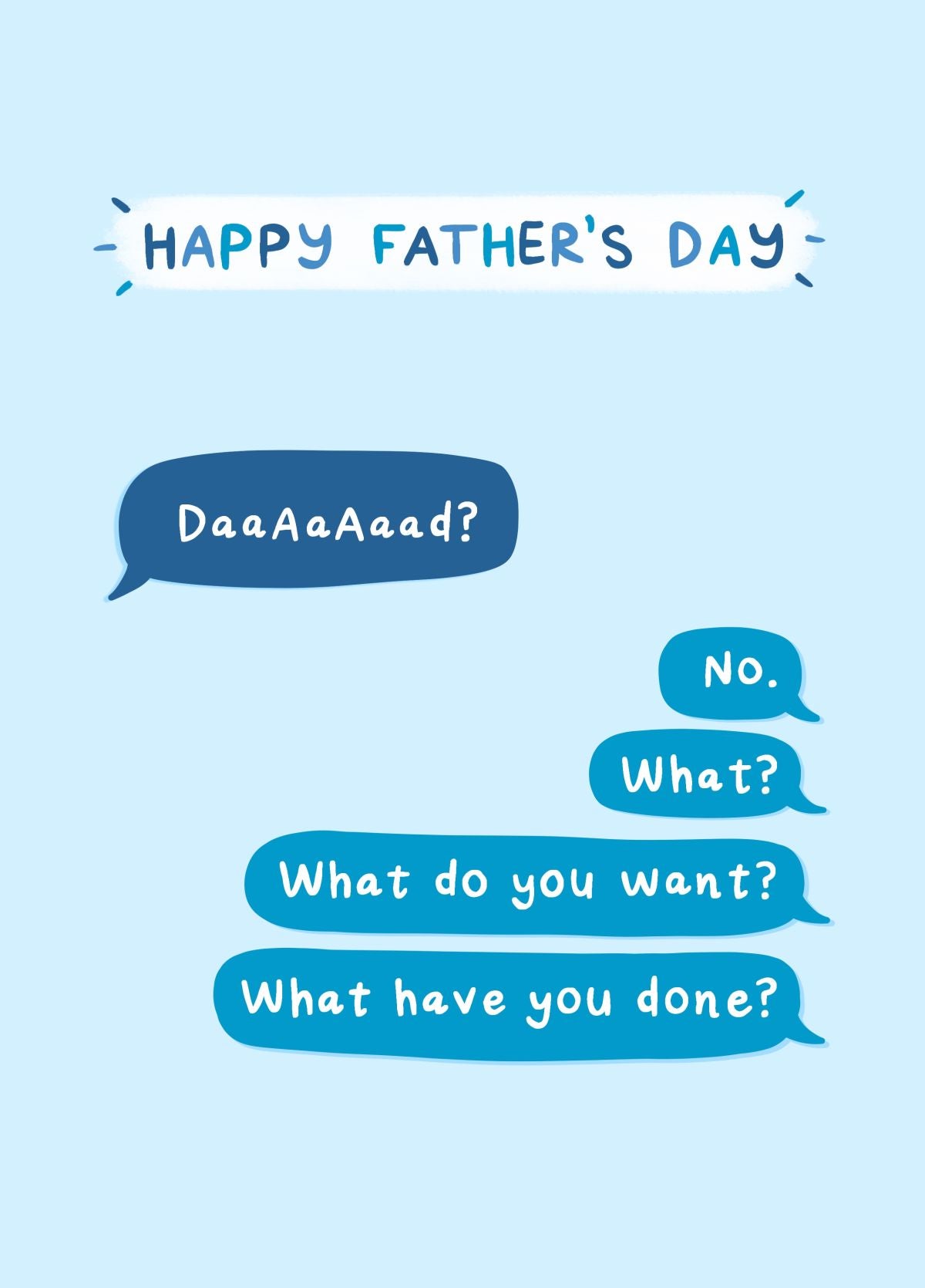 DaaAaAaad Funny Father’s Day Card