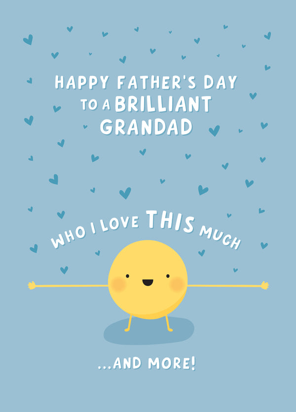 Love You This Much Grandad Father's Day Card