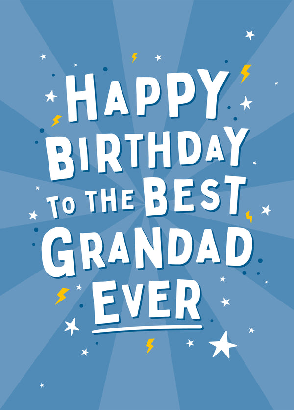 Best Grandad Ever Birthday Card