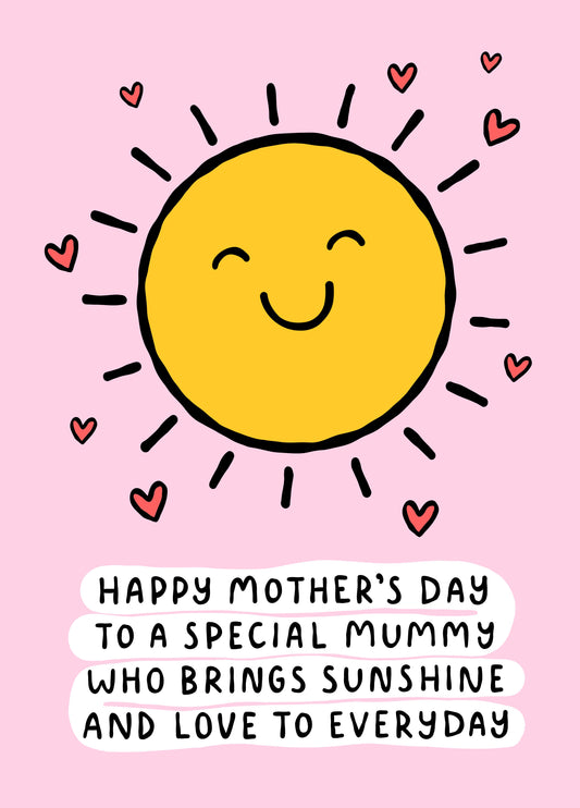 Sunshine & Love Mother’s Day Card Mummy