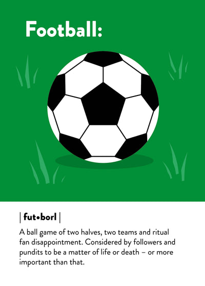 A Ball Game Of Two Halves Card