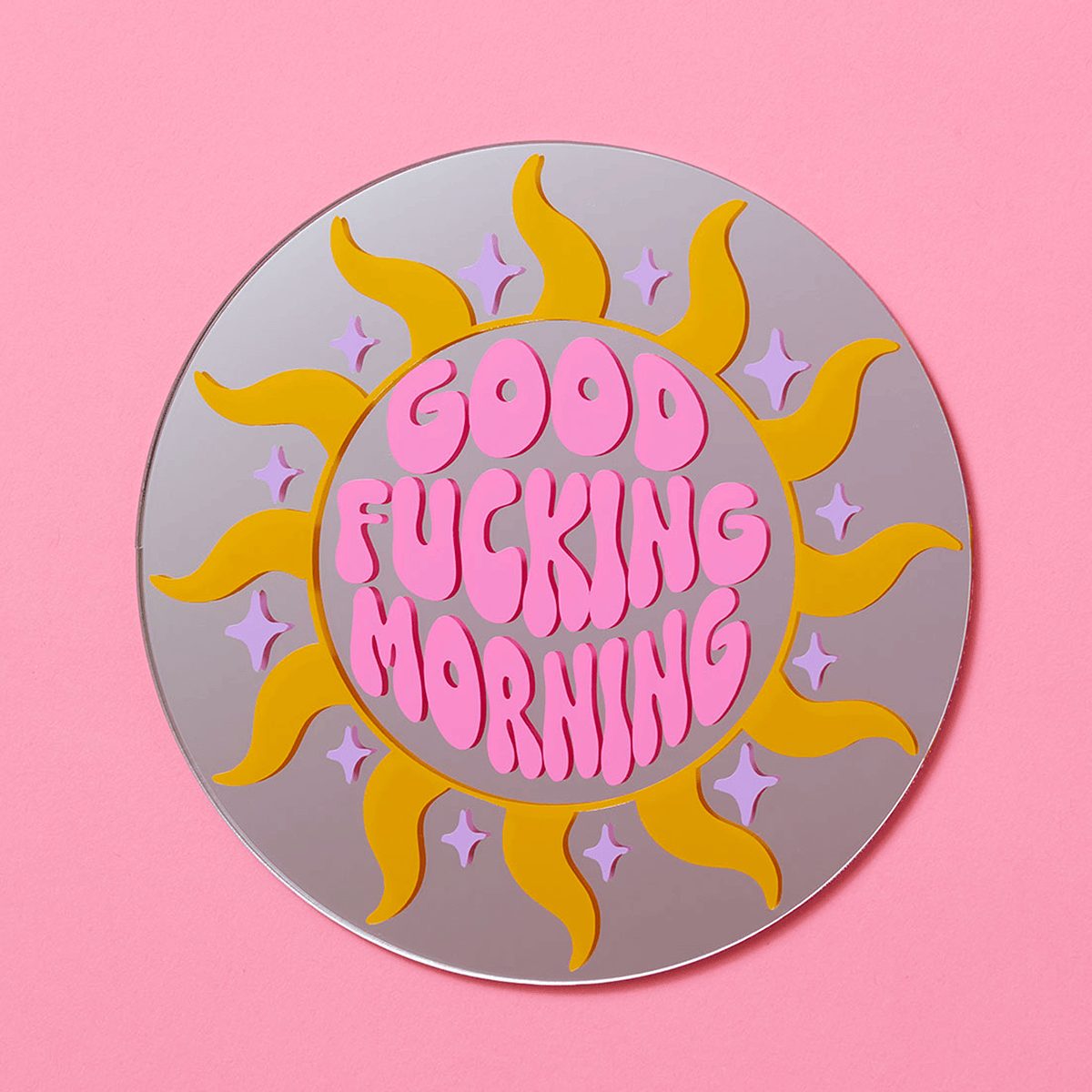 Good F*cking Morning Mini Mirror