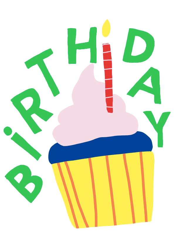 Birthday Cupcake Card