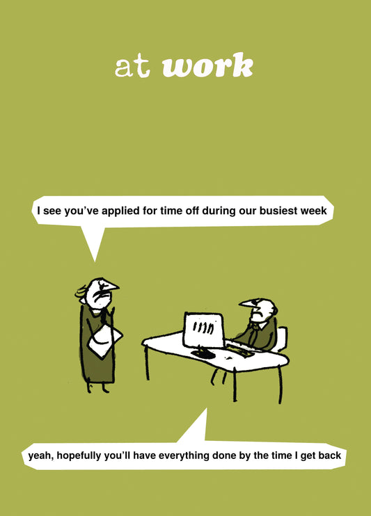 Time Off Card