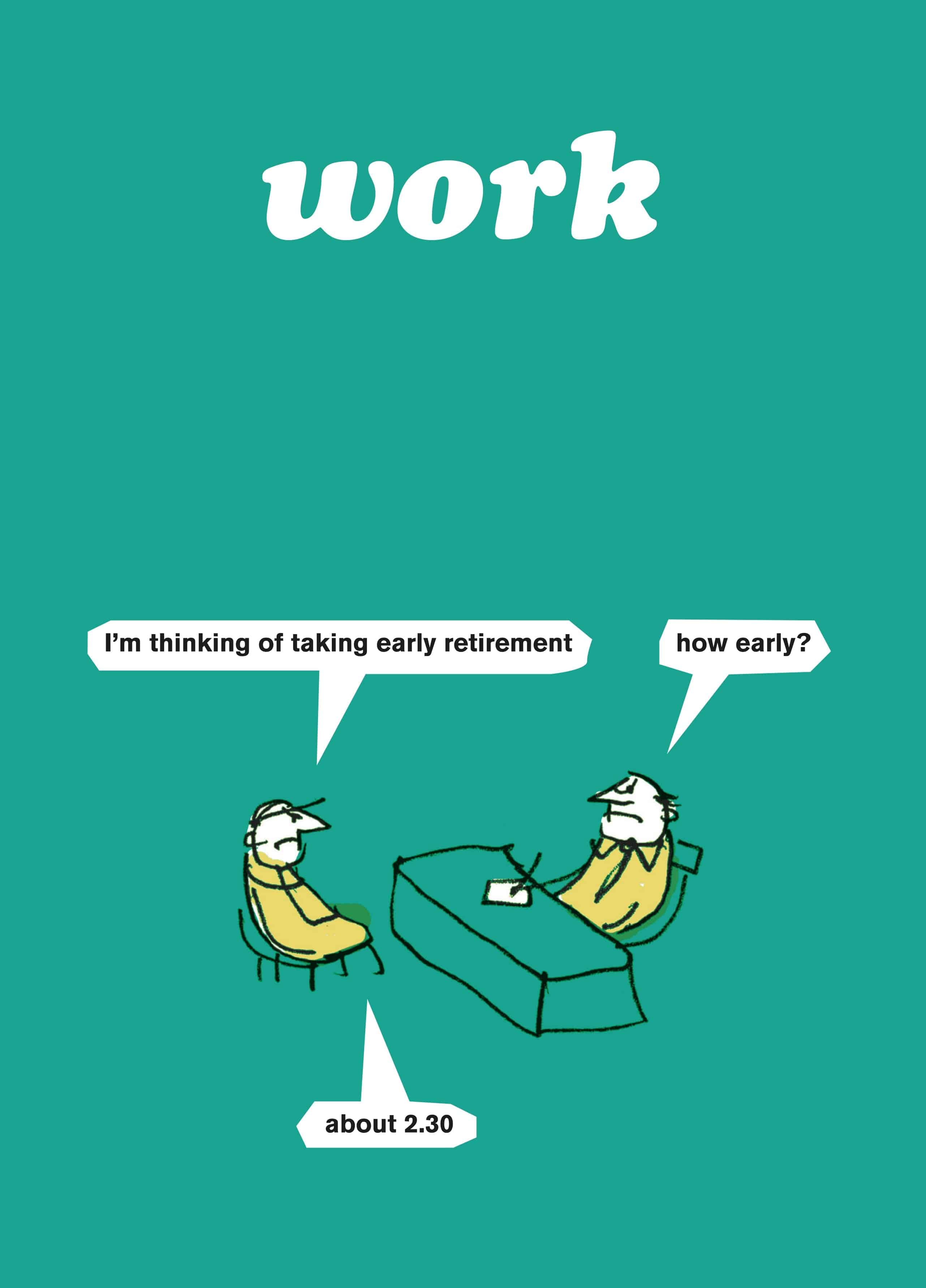 Early Retirement Card – Scribbler Cards & Gifts