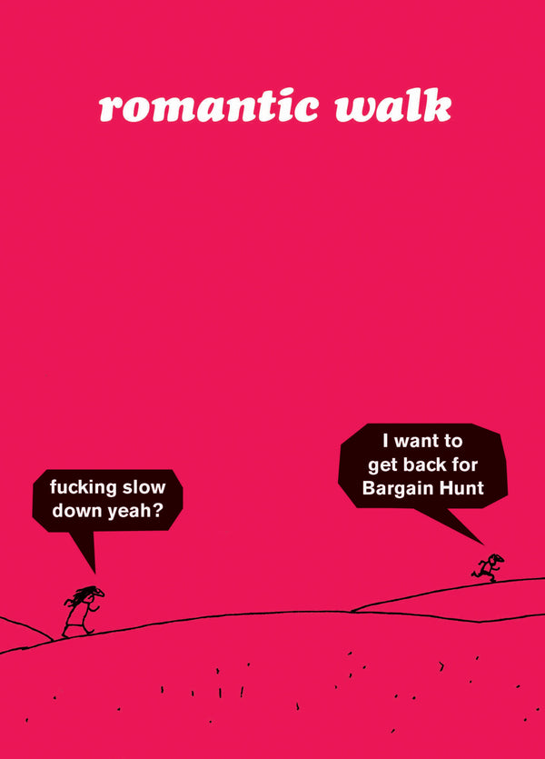Romantic Walk Card