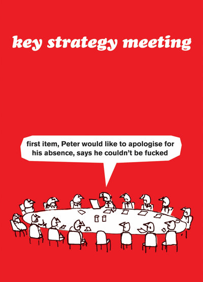Key Strategy Meeting Card