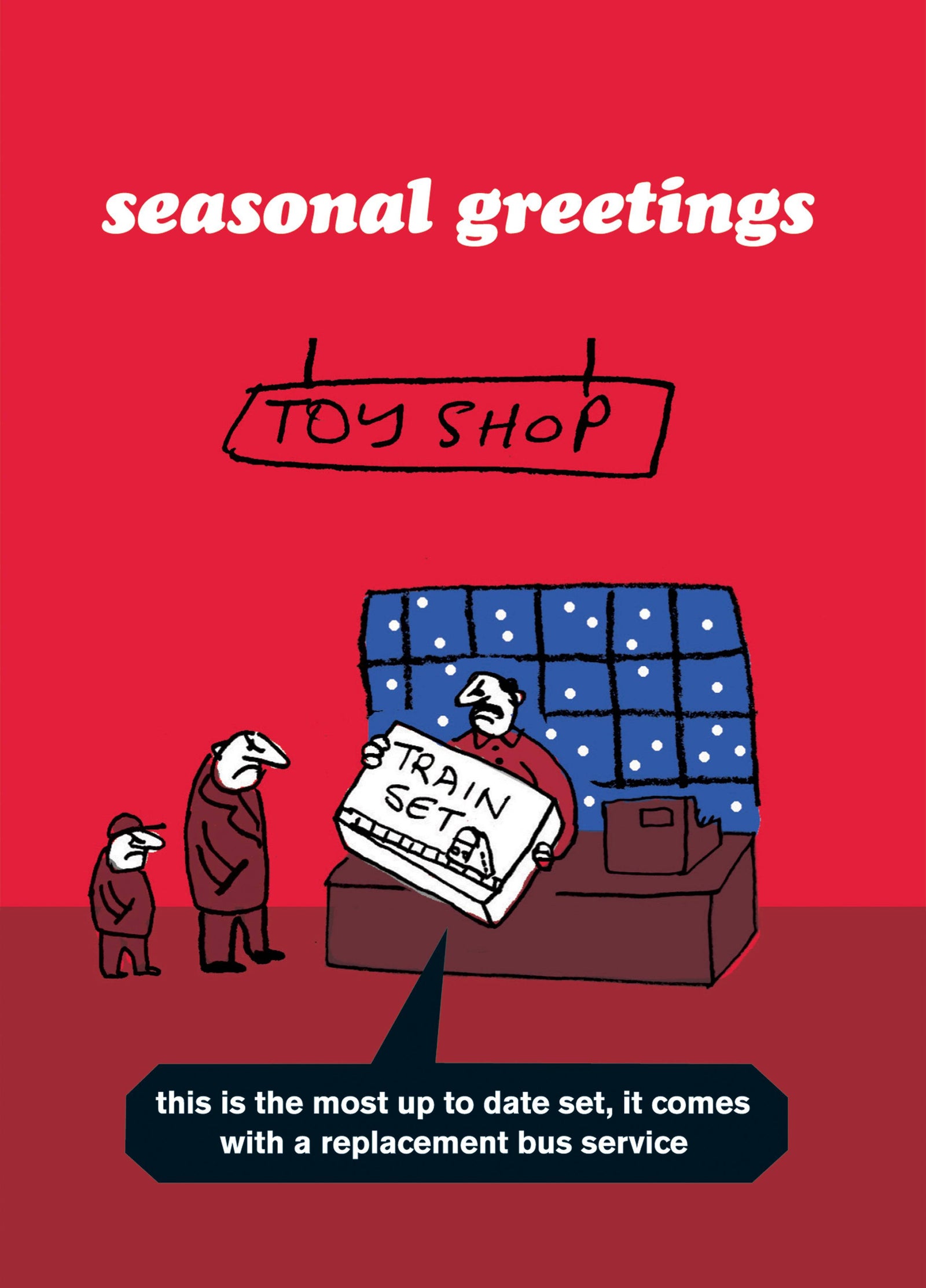 Christmas Train Set Card