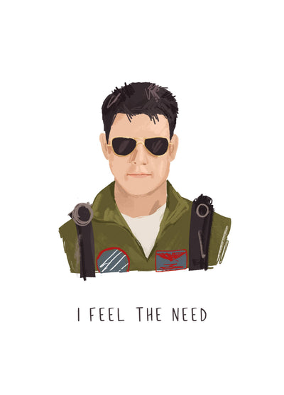 I Feel The Need Card