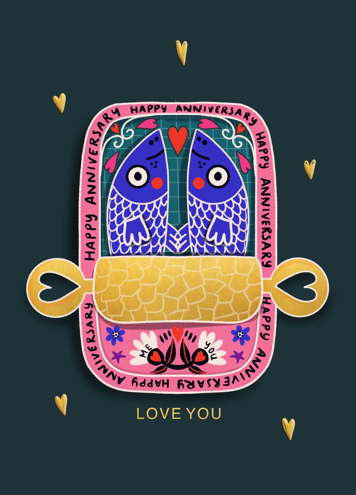 Sardine Tin. 10 Year Anniversary