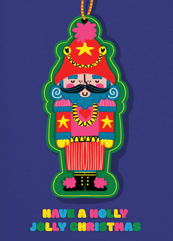 Nutcracker Christmas Card.