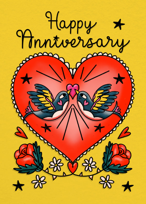 Tattoo Anniversary Card