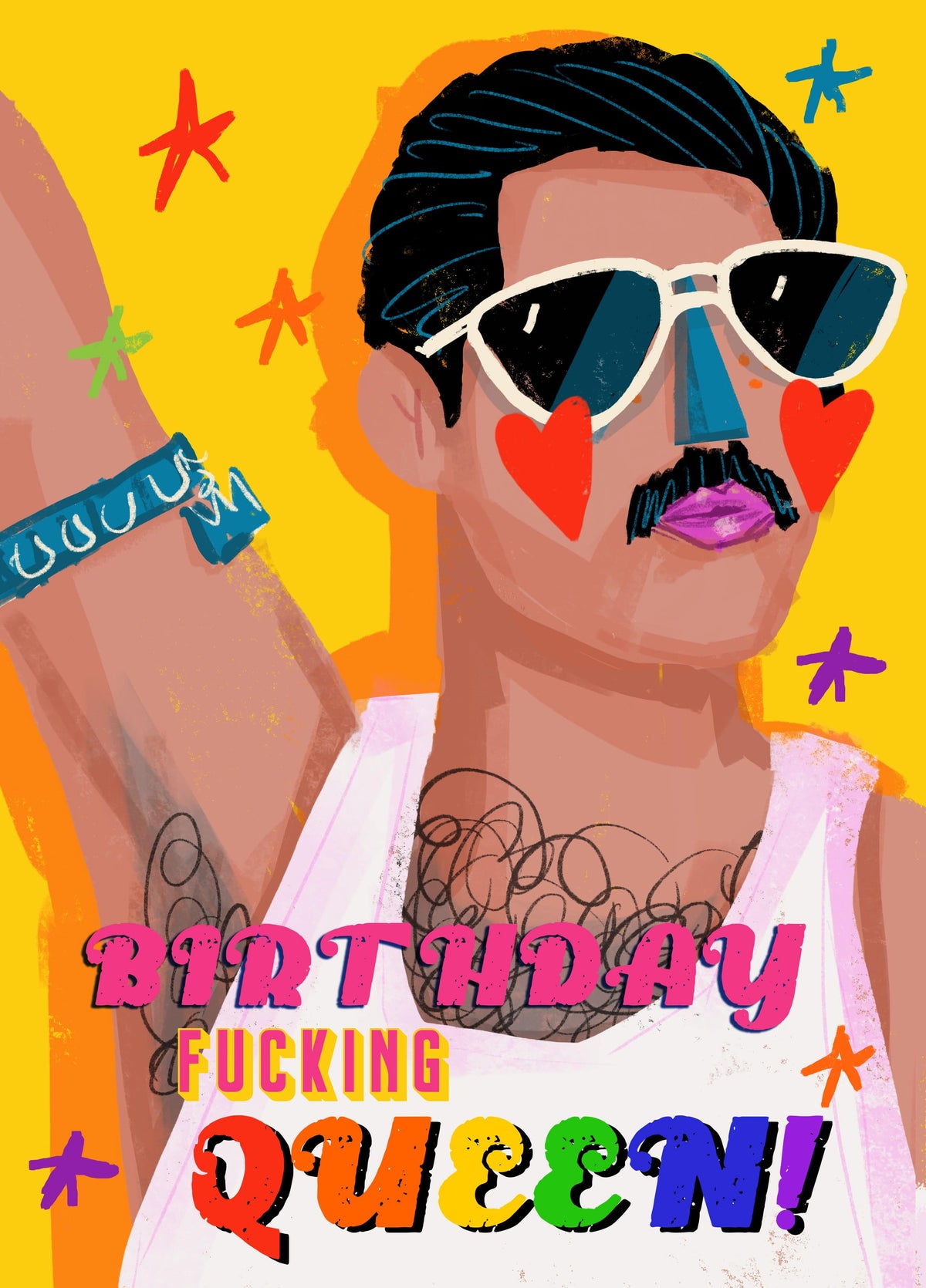 Birthday F*cking Queen! Card