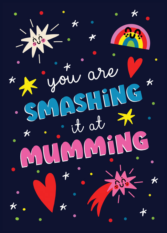 Smashing It Mum Card