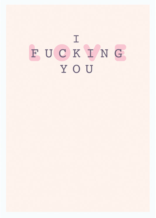 I Love You Card