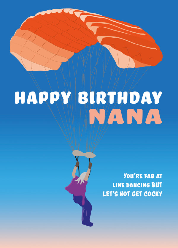 Sky Dive Nana Birthday