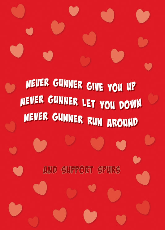 Arsenal Valentine Never Gunner Give You Up