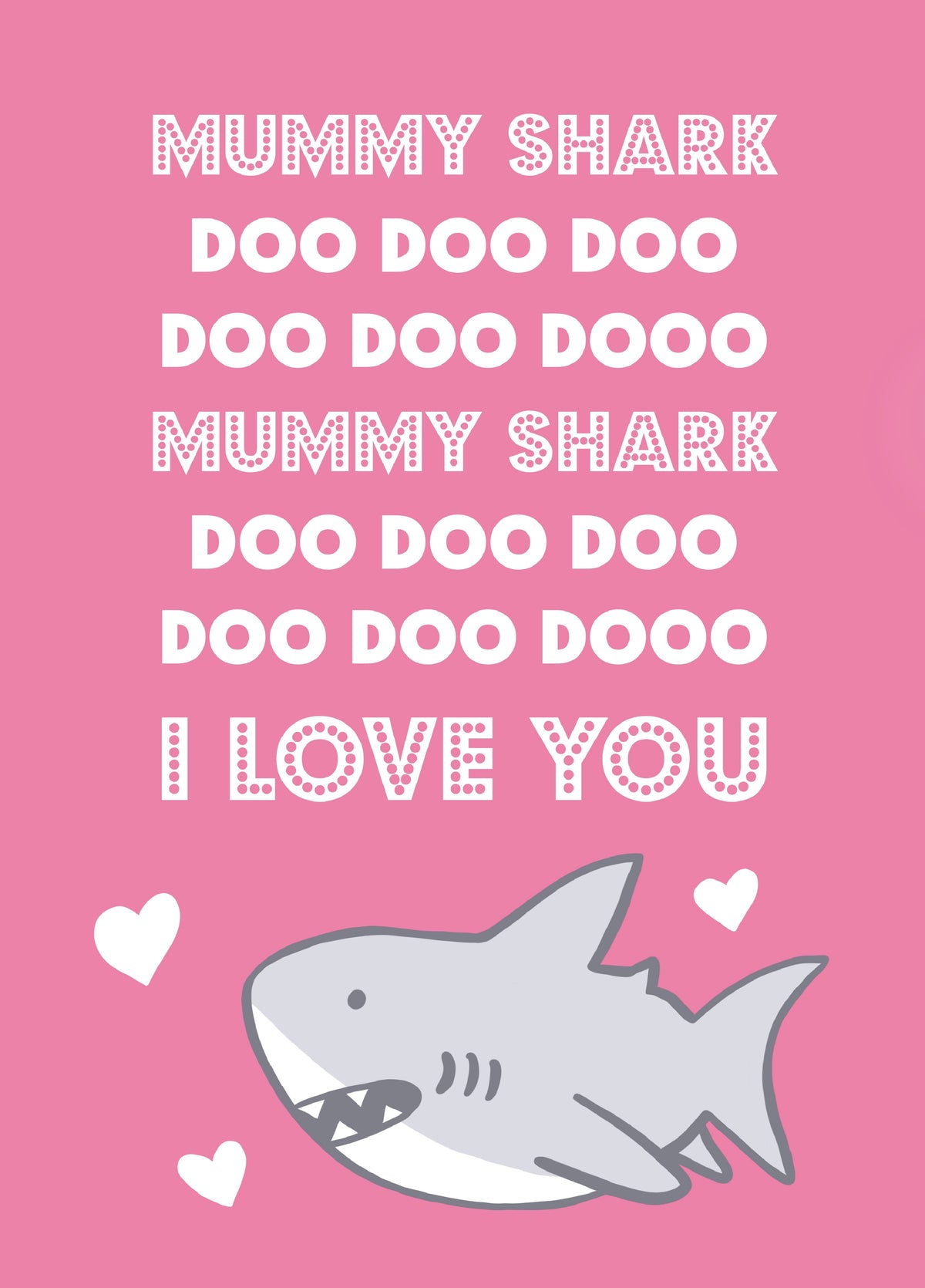 Mummy Shark Card