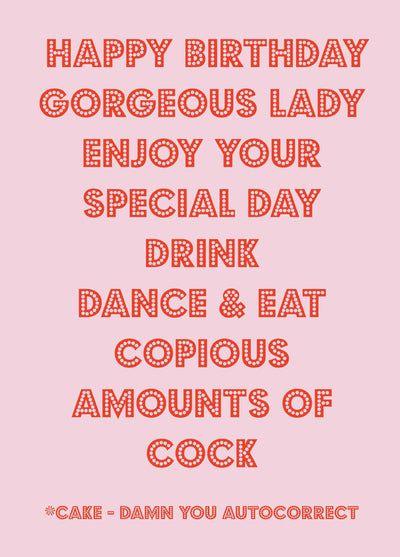 Damn You Autocorrect Card