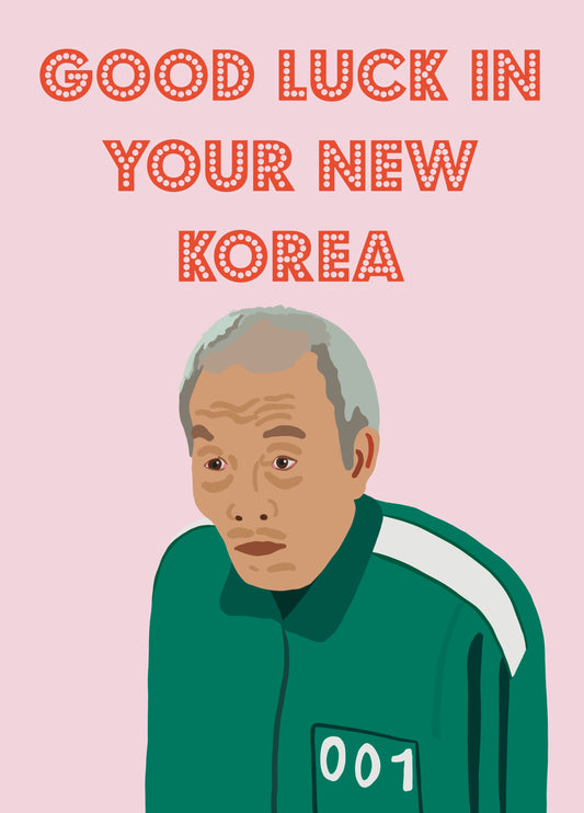 New Korea Squid Game Card