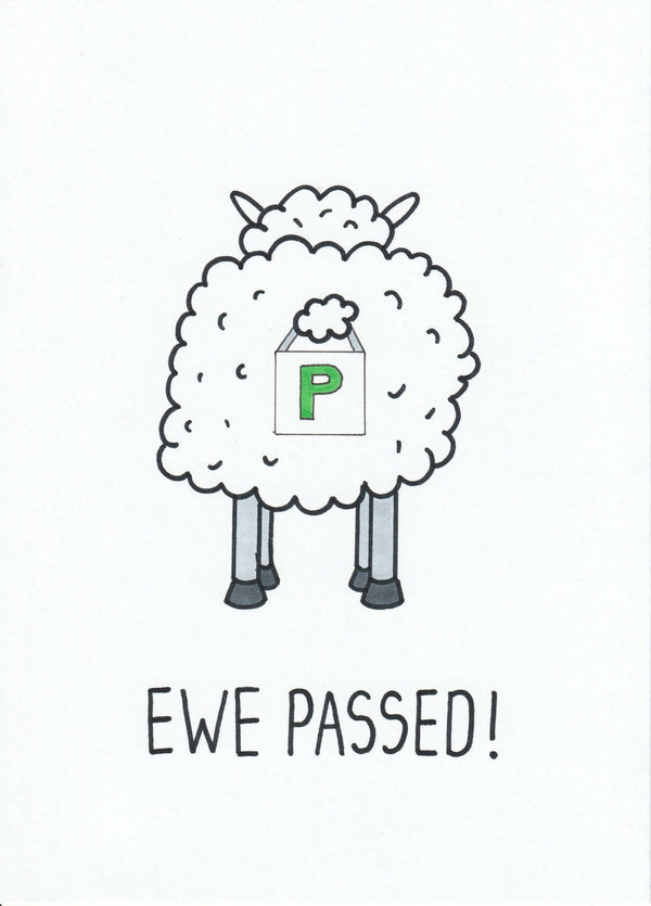 Ewe Passed! Card