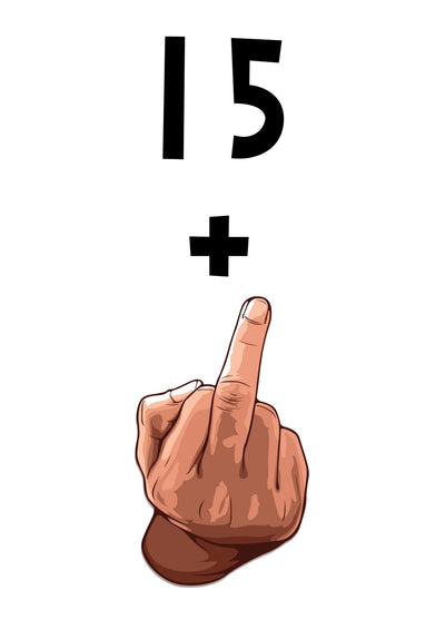 Flip The 16th Birthday Card