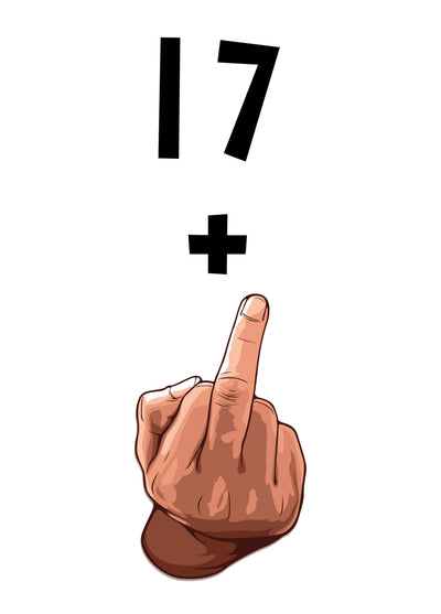 Flip The 18th Birthday Card