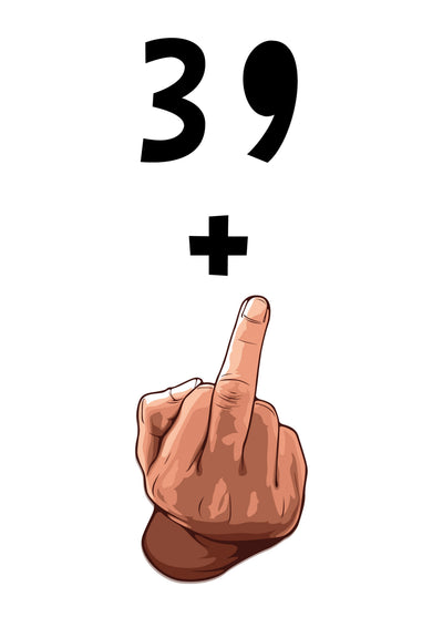 Flip The 40th Birthday Card