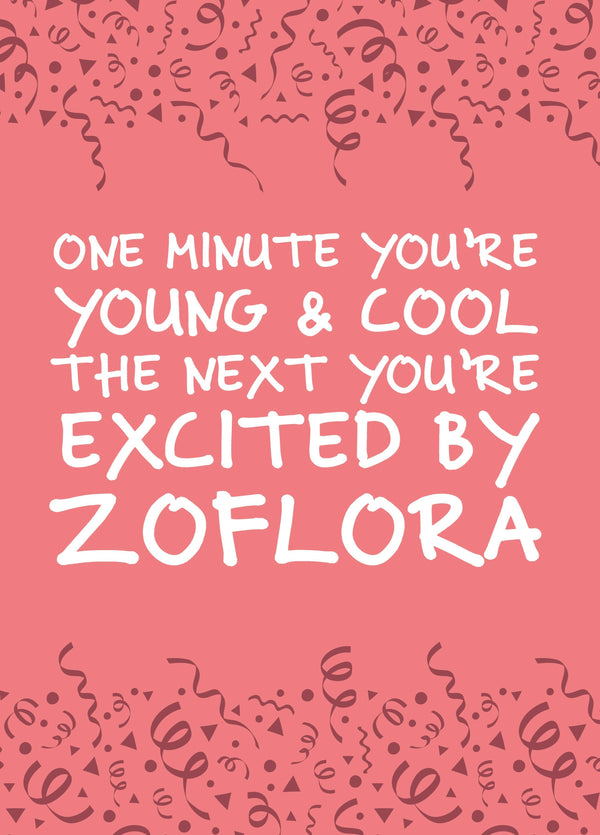 No Longer Young And Cool Card