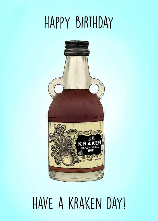 Have A Kraken Birthday Card