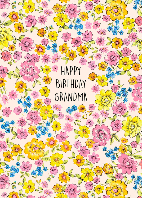 Happy Birthday Grandma Card