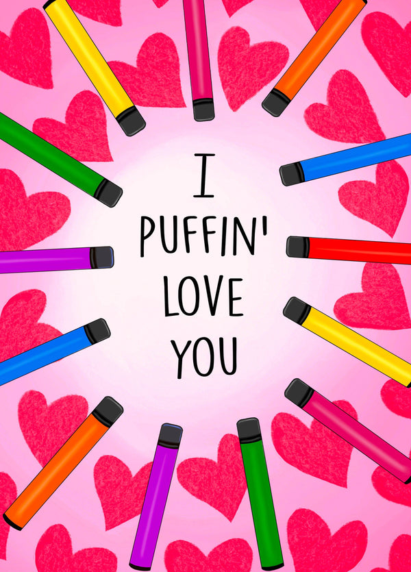 I Puffin Love You Card