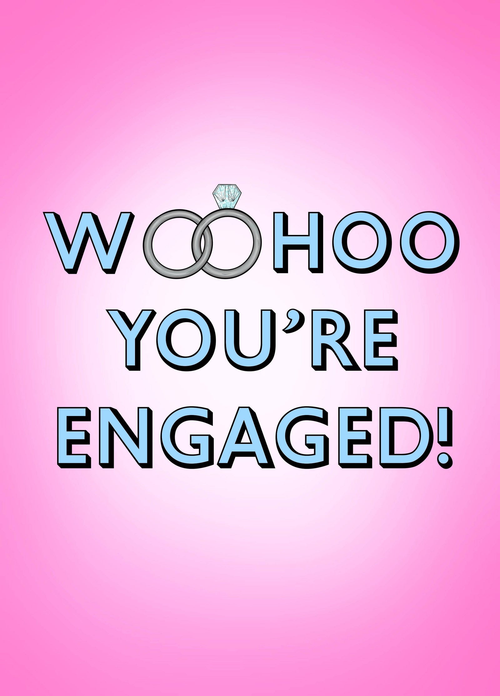 Woohoo You're Engaged! Card