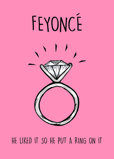 He Liked It So He Put A Ring On It! Card
