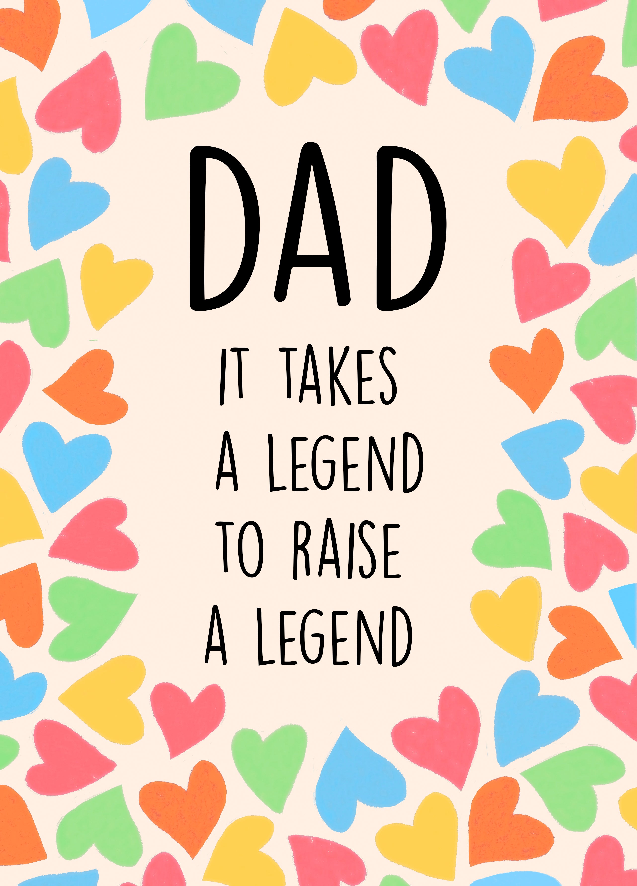 Dad- It Takes A Legend To Raise A Legend Card – Scribbler Cards & Gifts