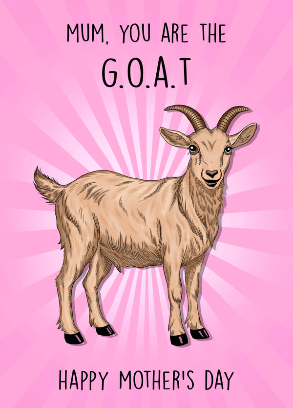 Mother's Day Card For The G.O.A.T