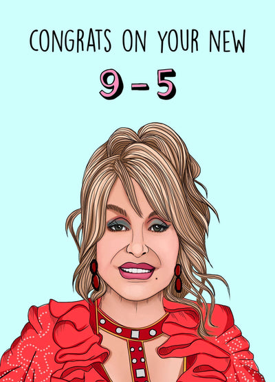 Congrats On Your New 9-5! Card