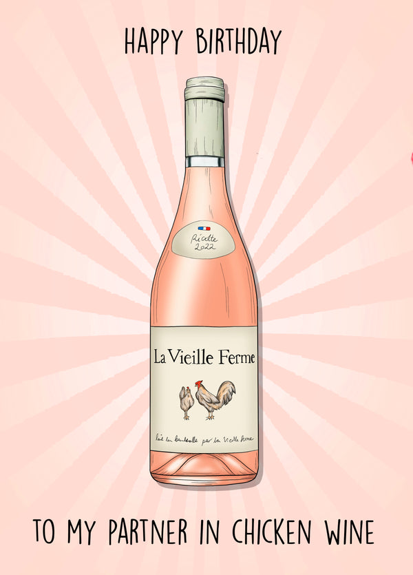 Happy Birthday To A Chicken Wine Lover
