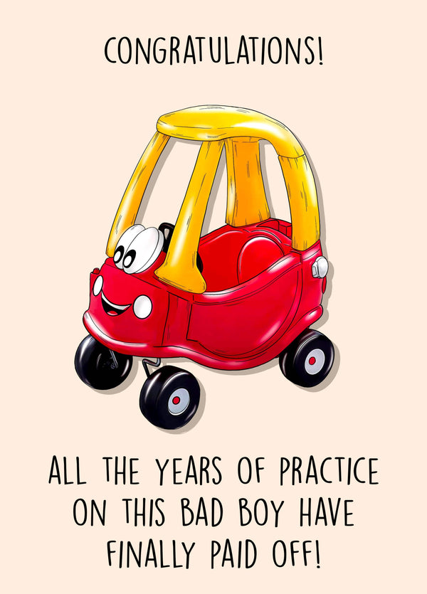 Years Of Practice On This Bad Boy Paid Off! Passed Driving Test